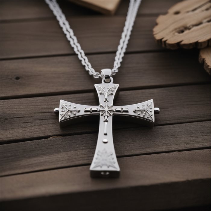 Signification Spirituelle du Collier Croix en Acier