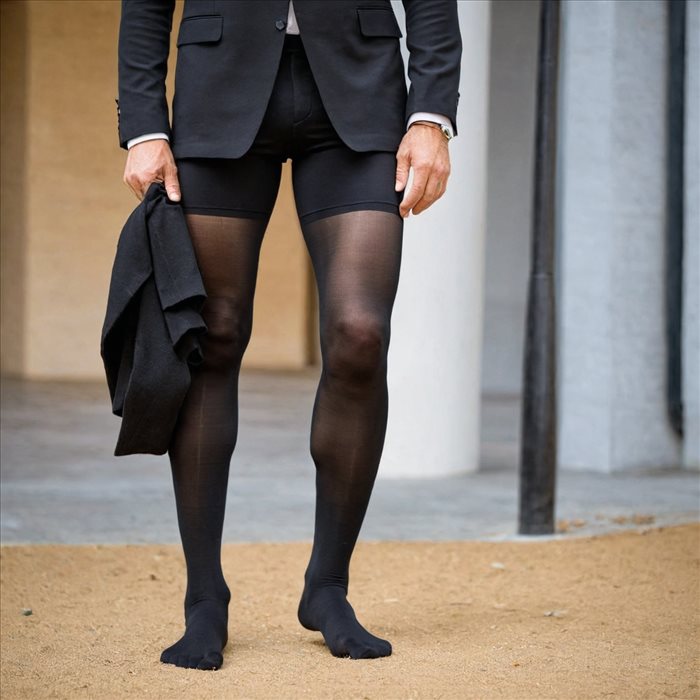 Guide Élégant : Porter des Collants pour Hommes